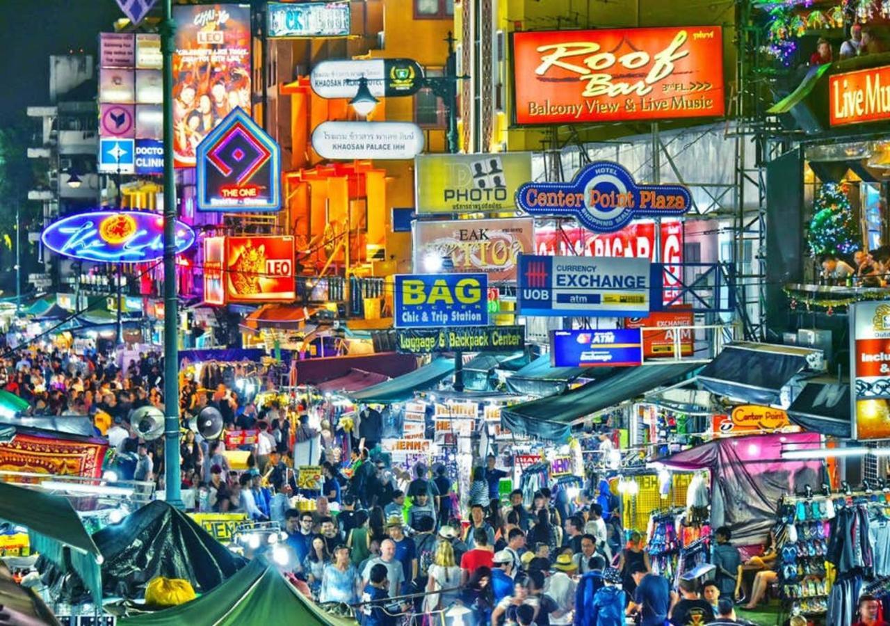 Slumber Party Bangkok Khaosan Hostel ภายนอก รูปภาพ